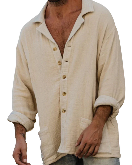 Camicia in lino Palm Springs