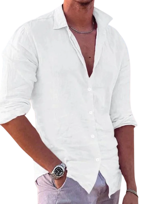 Camicia di lino casual