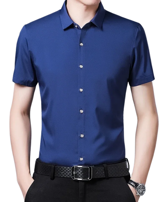 Camicia business casual a maniche corte