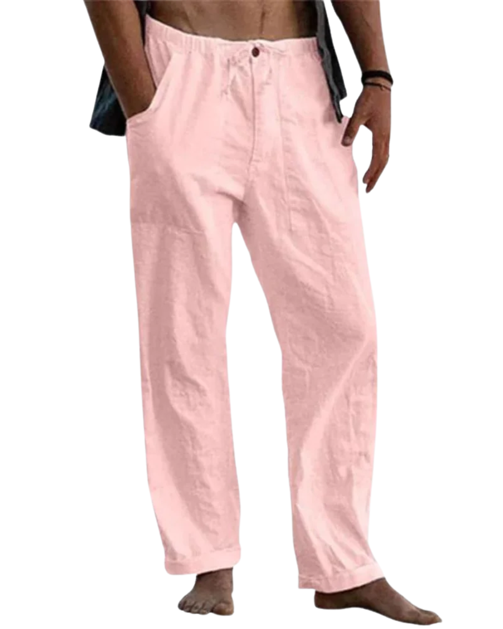 Pantaloni classici in lino