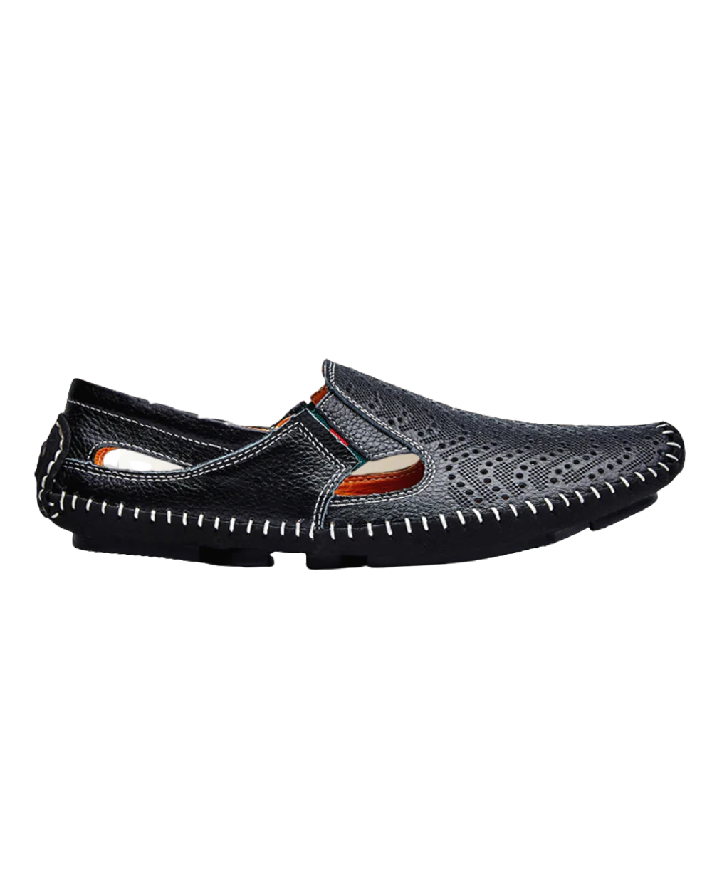 Sandali con cinturino in pelle