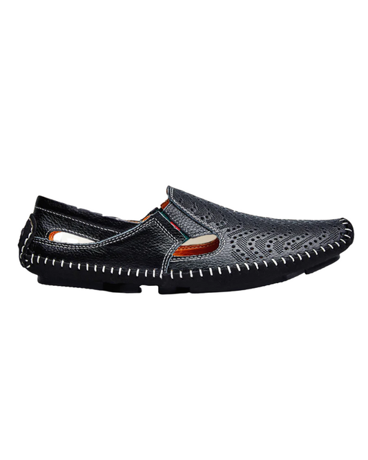 Sandali con cinturino in pelle