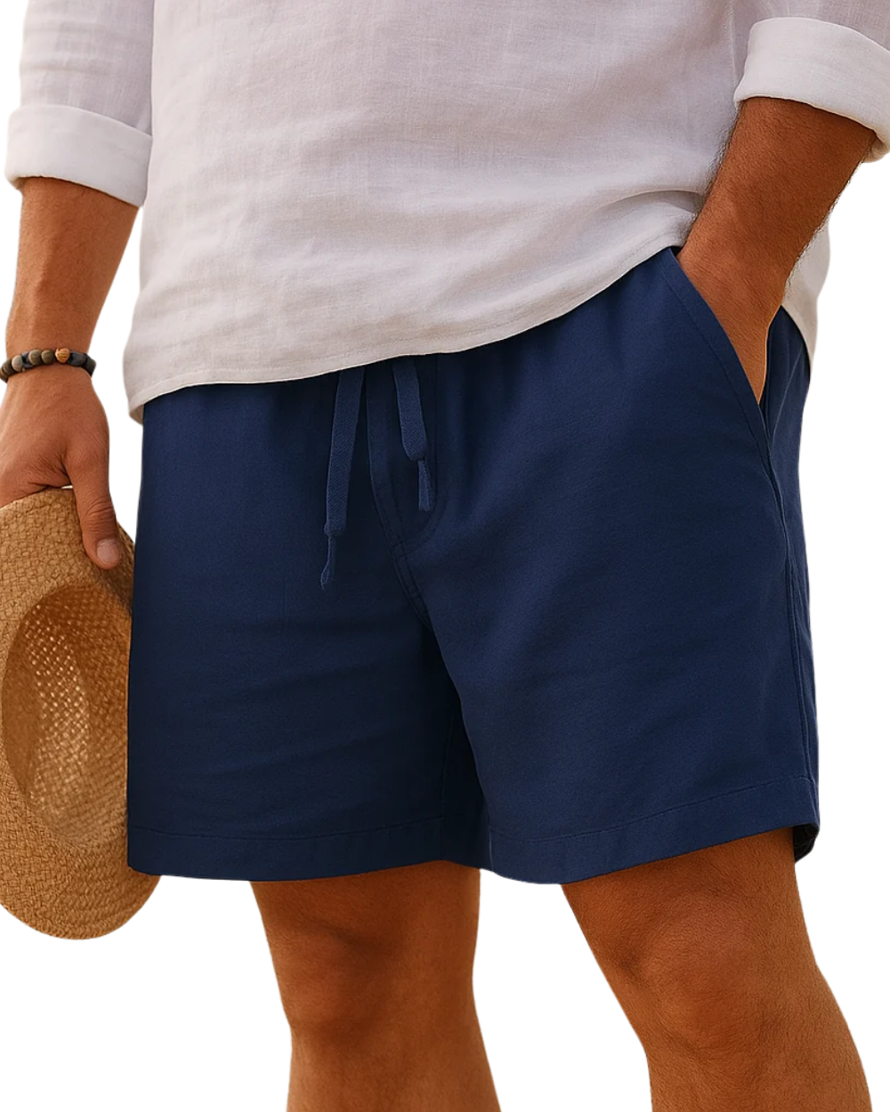 Pantaloncini di lino eleganti