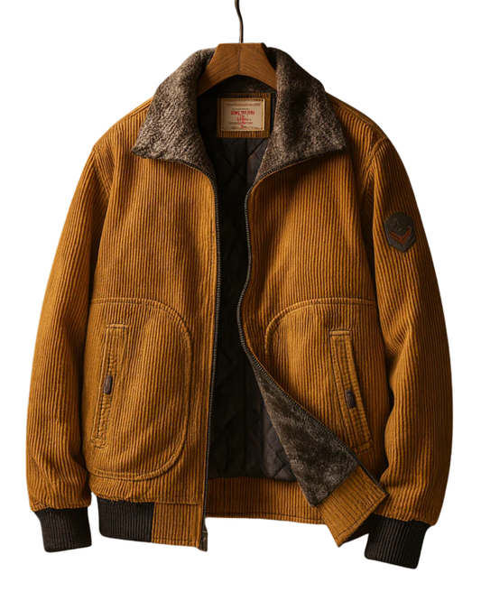 Elegante giacca da aviatore