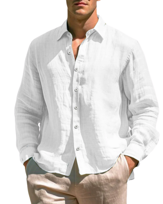 Camicia di lino casual