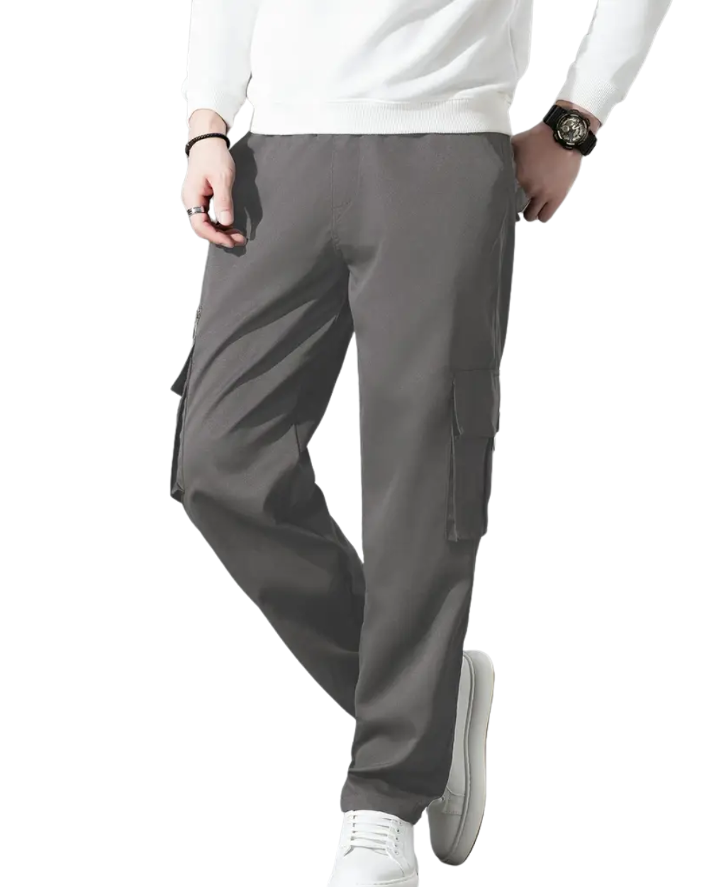 Pantaloni cargo dal taglio ampio