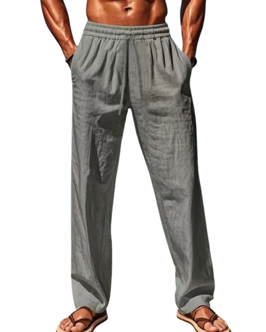 Pantaloni di lino Hawaï