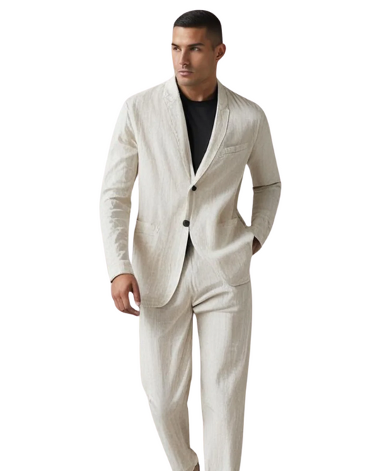 Elegante set di lino