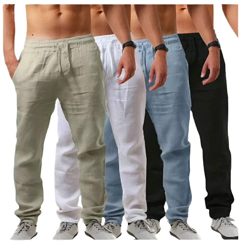 Pantaloni in lino Cabo