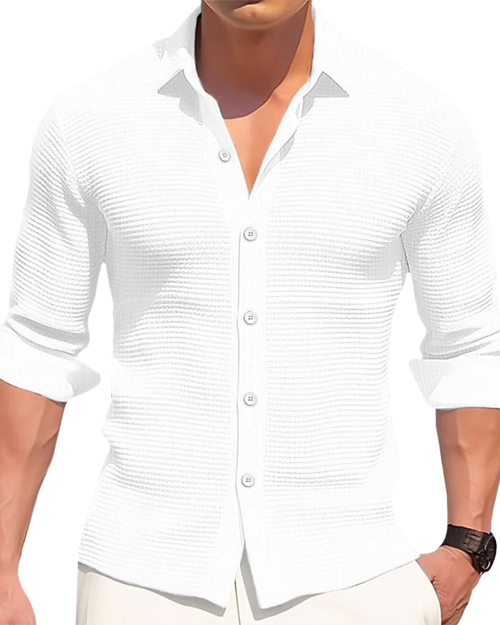 Camicia casual in cotone