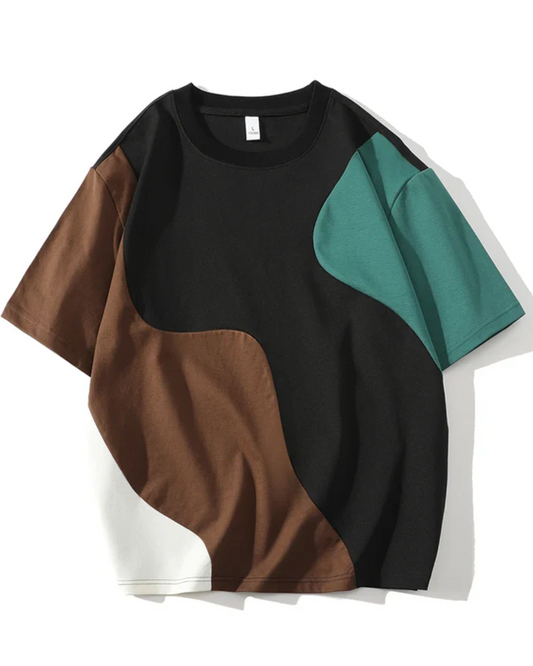 Maglietta casual con patch