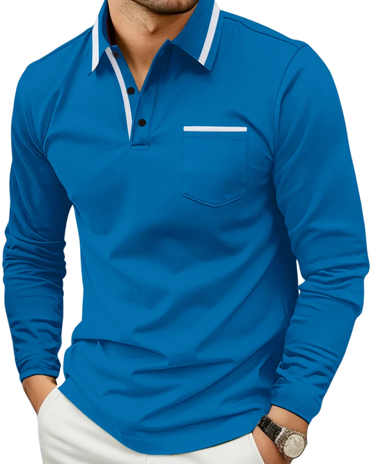 Maglione polo casual