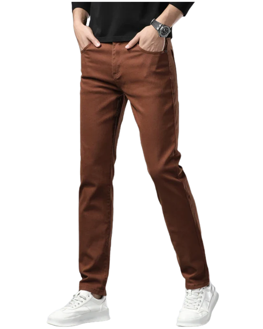 Eleganti jeans elasticizzati in denim