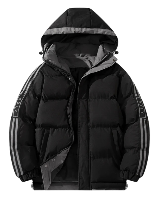 Elegante giacca invernale con cappuccio