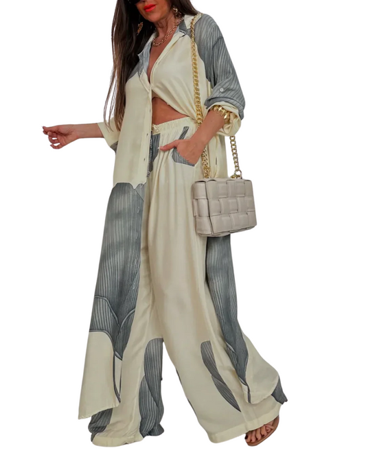 Elegante set da donna in due pezzi