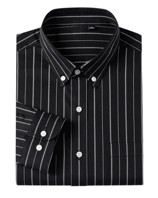 Camicia elegante in cotone a righe