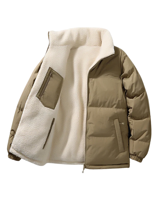 Elegante giacca reversibile