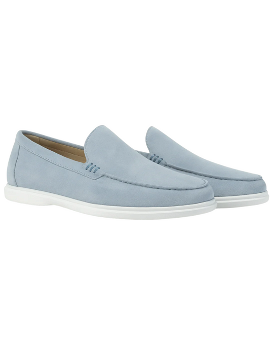 Mocassini casual in pelle scamosciata