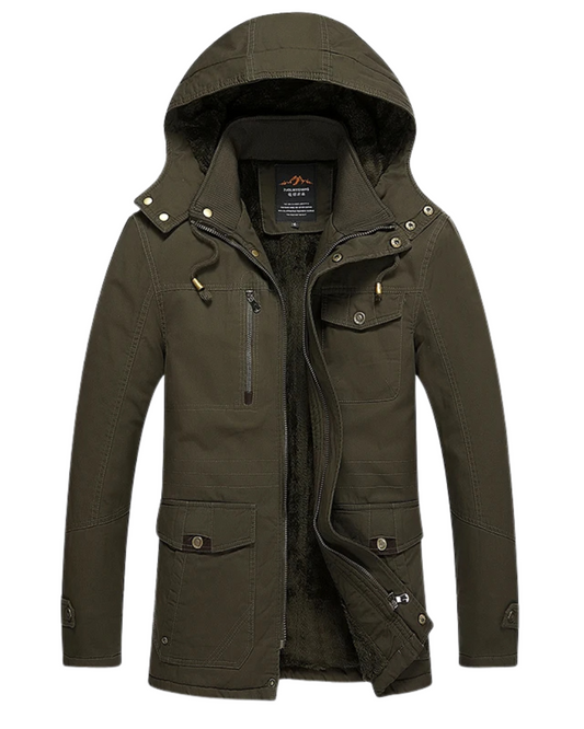 Elegante giacca invernale imbottita in cotone