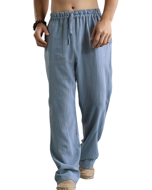 Pantaloni di lino traspiranti