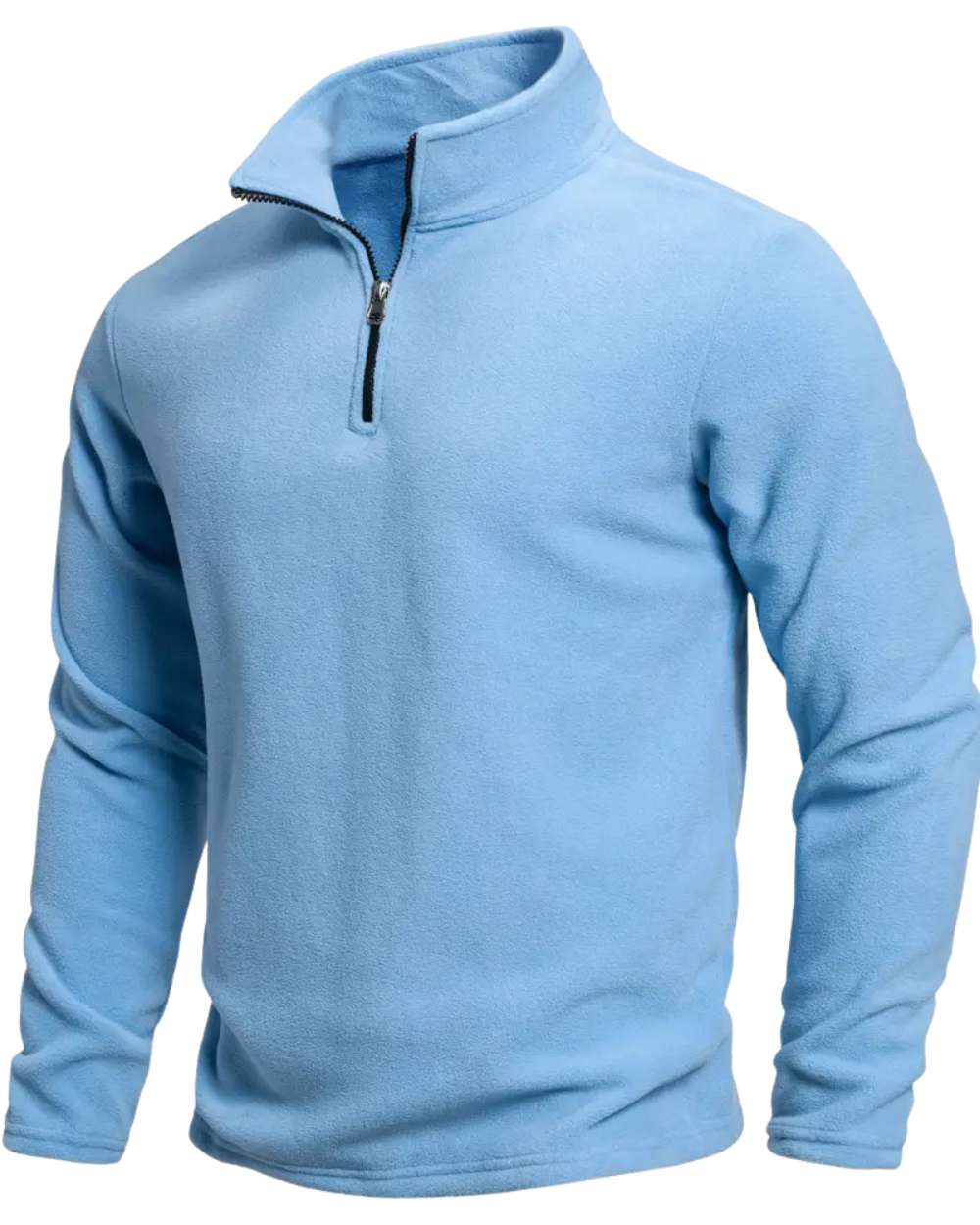 Maglione con zip a maniche lunghe