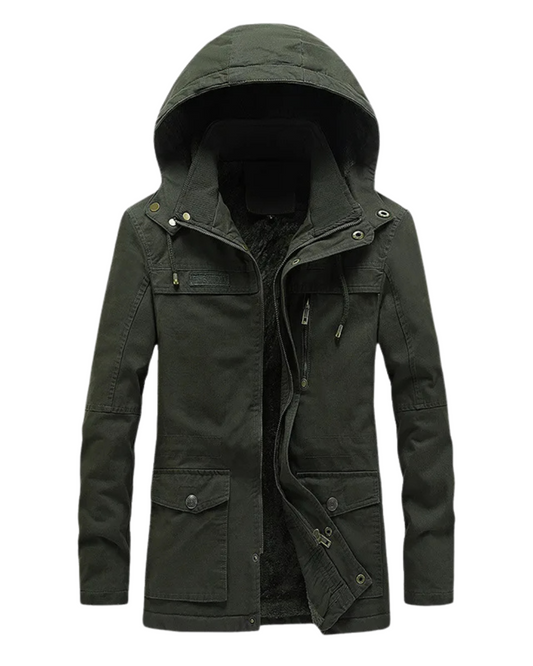 Elegante giacca invernale antivento