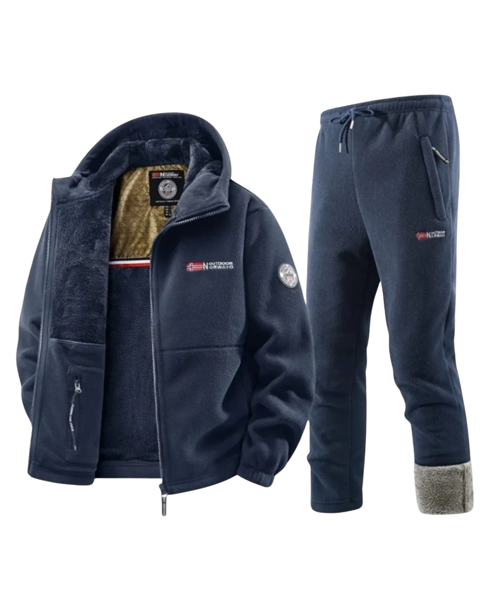 Elegante set in pile