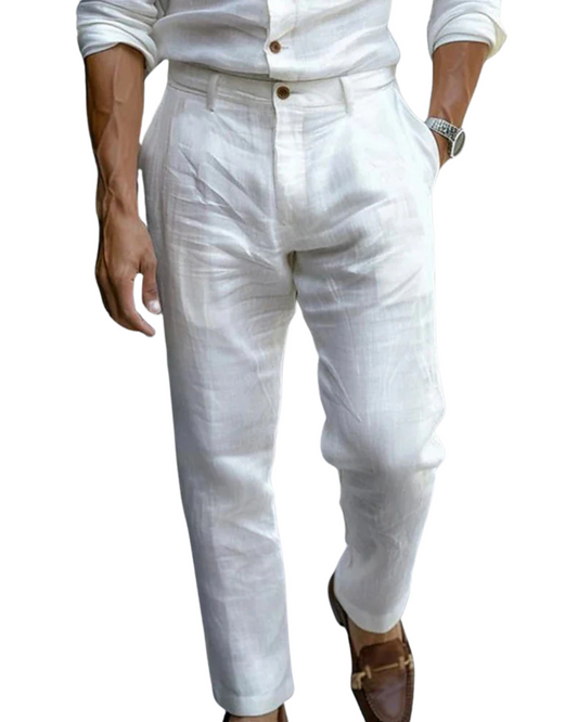 Saint - Tropez - Pantaloni di lino chic