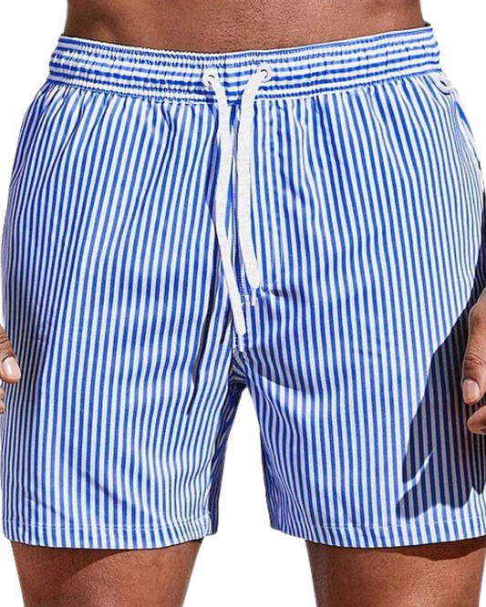 Pantaloncini da bagno casual con pinces