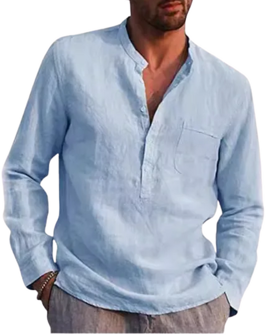 Camicia in cotone traspirante