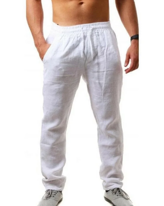 Pantaloni di lino traspiranti