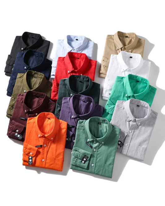 Camicia da uomo in cotone