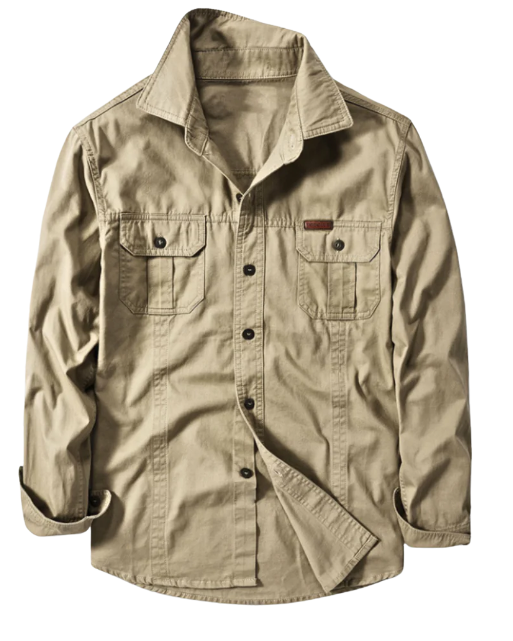 Camicia cargo in cotone