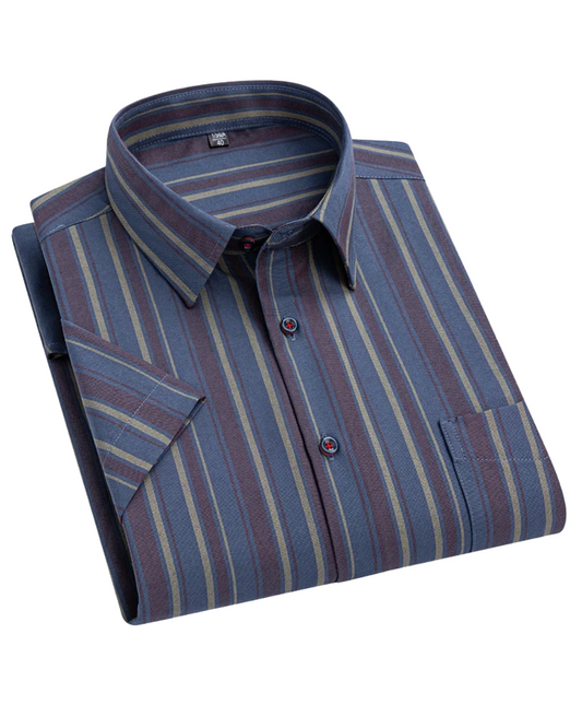 Camicia in cotone a maniche corte