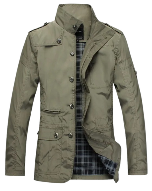 Elegante giacca antivento