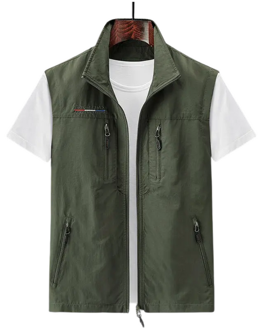 Cardigan impermeabile multitasche
