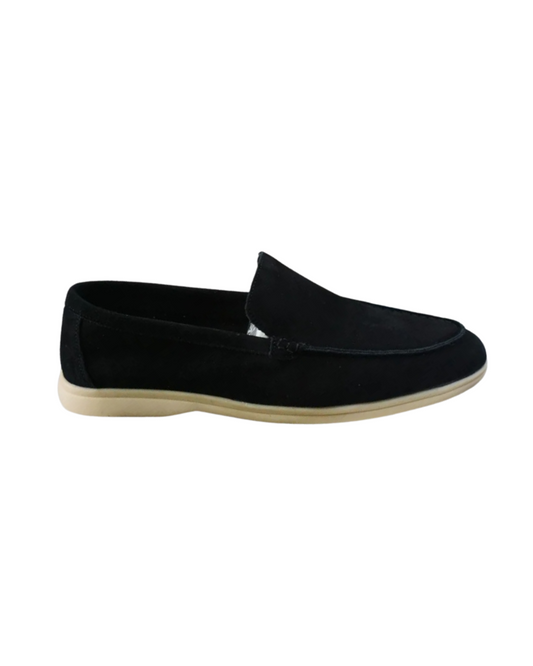 Mocassini in pelle scamosciata premium