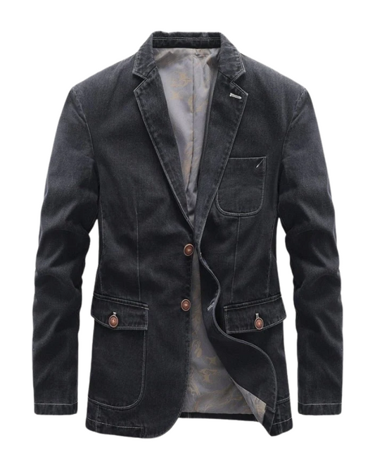 Blazer di cotone chic