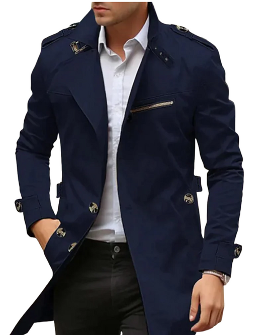 Trench da uomo elegante