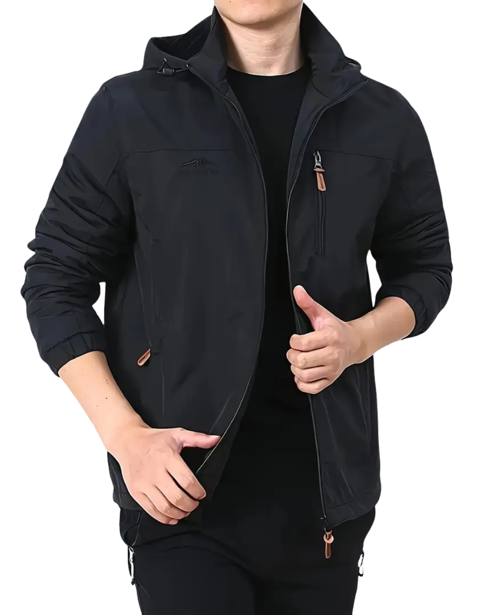 Elegante giacca antivento