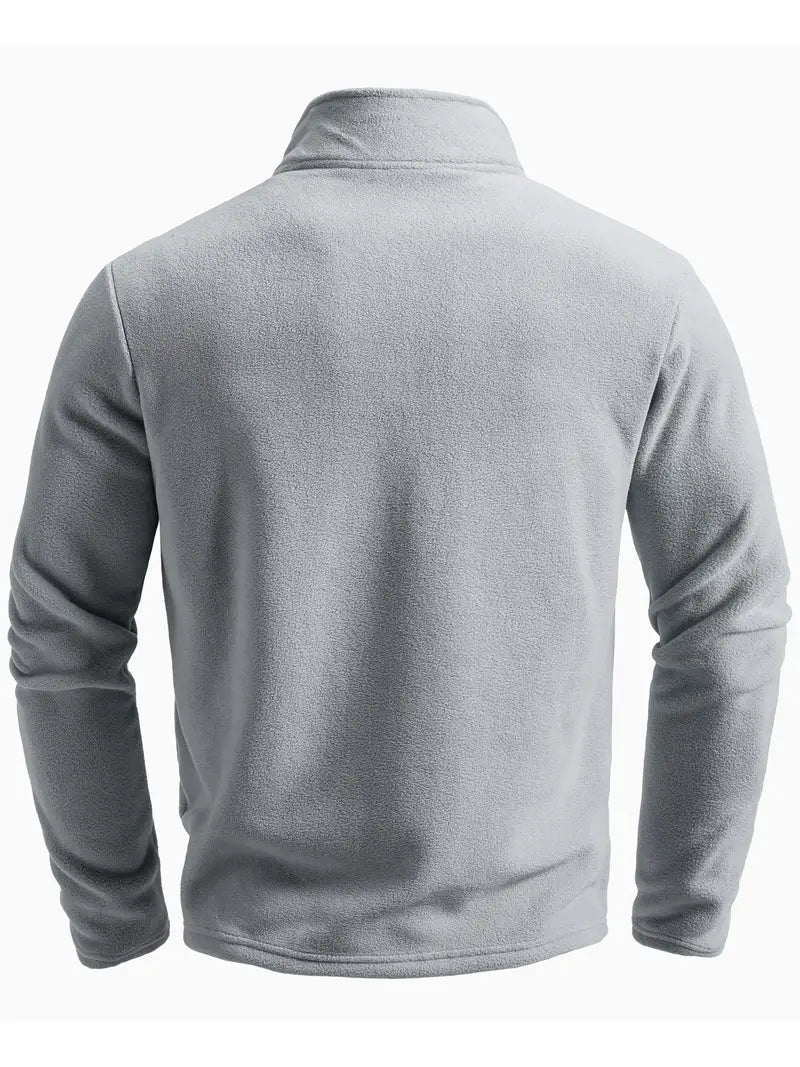 Maglione con zip a maniche lunghe