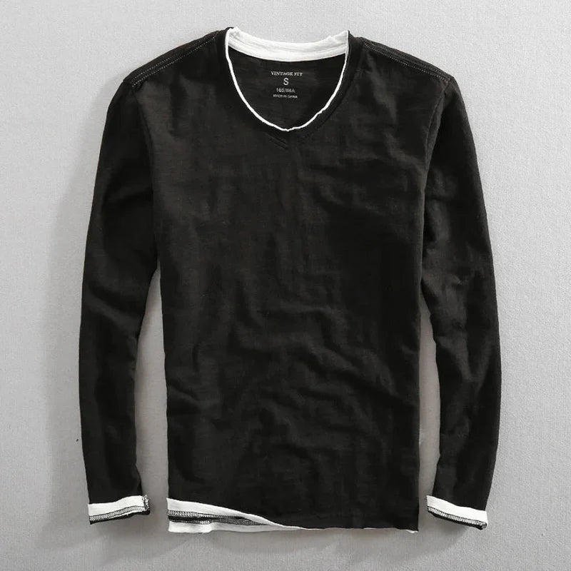 Maglietta Paris Vintage a maniche lunghe
