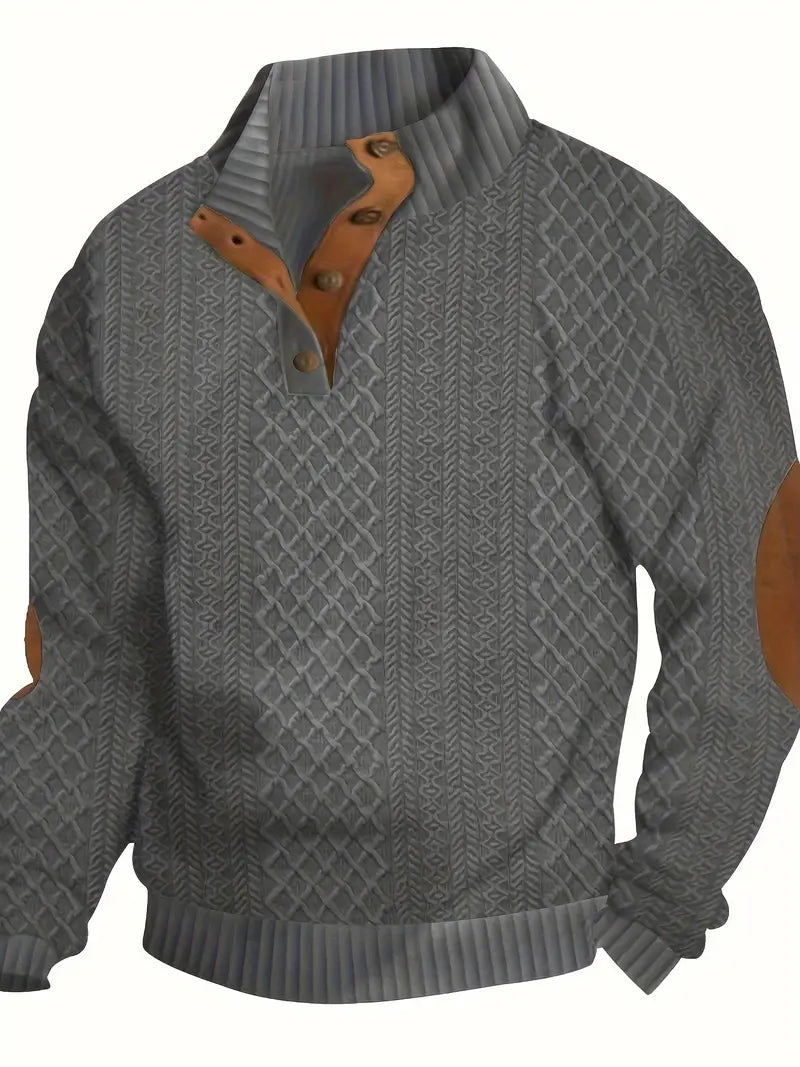 Maglione con bottoni eleganti