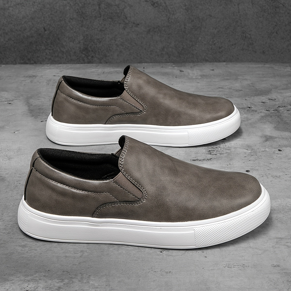 Scarpe casual slip-on in pelle
