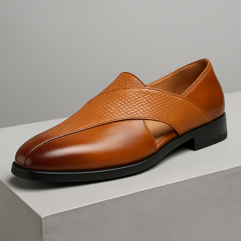 Mocassini in pelle vintage