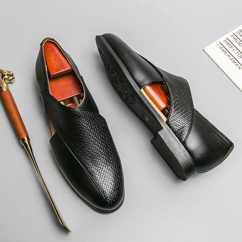 Mocassini in pelle vintage