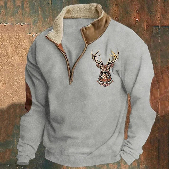 Maglione Silvio Vintage con zip