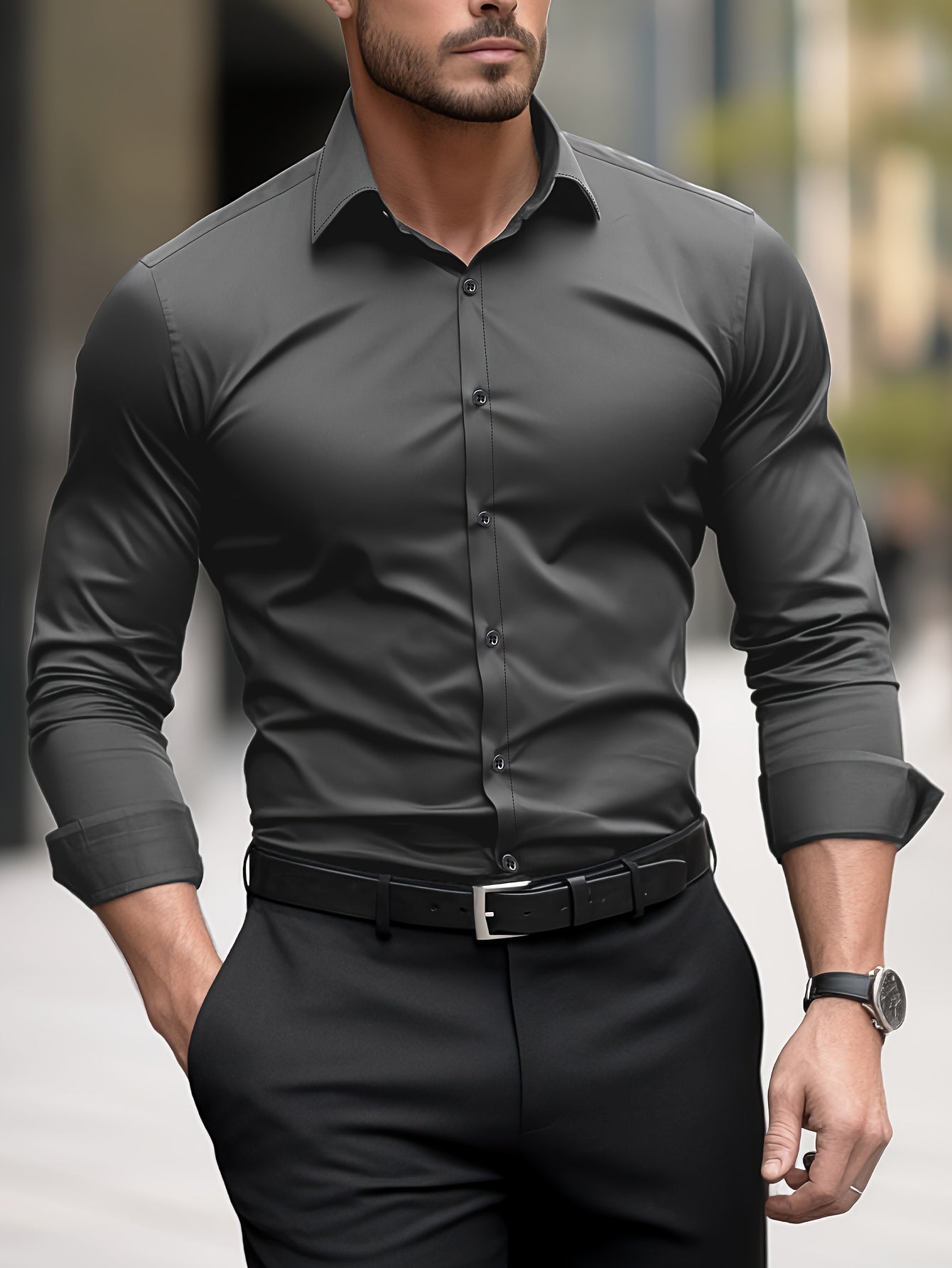 Camicia da abito sottile