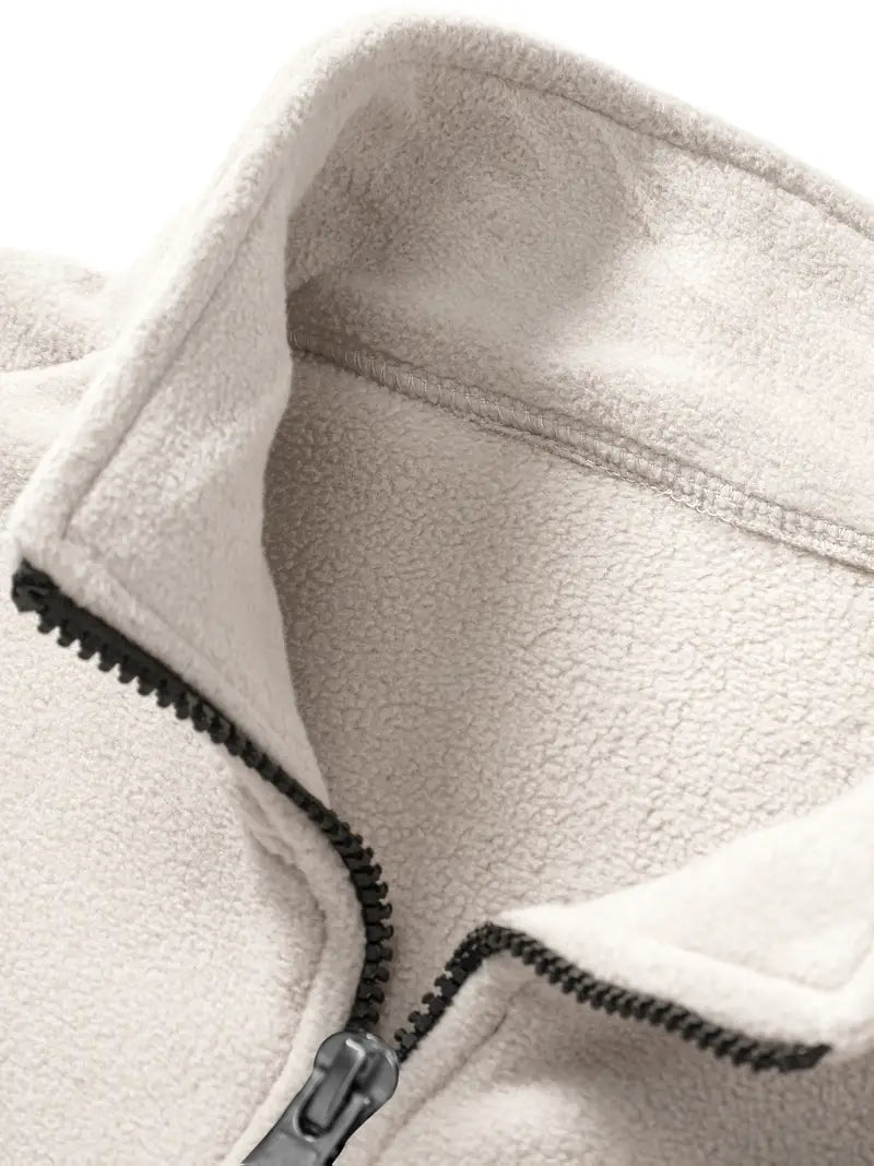 Maglione con zip a maniche lunghe