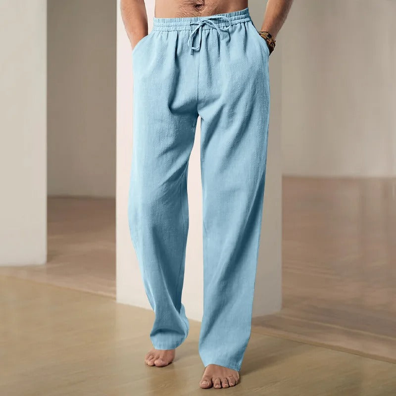 Pantaloni in lino Ibiza